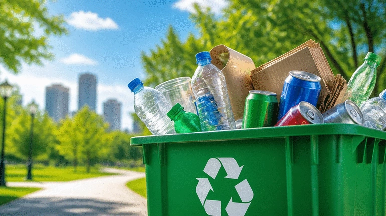Recycling Reduces Landfill Waste