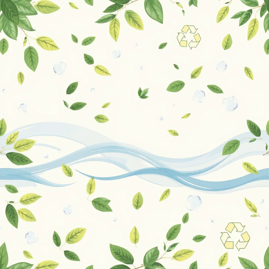 Abstract pattern representing environmental success